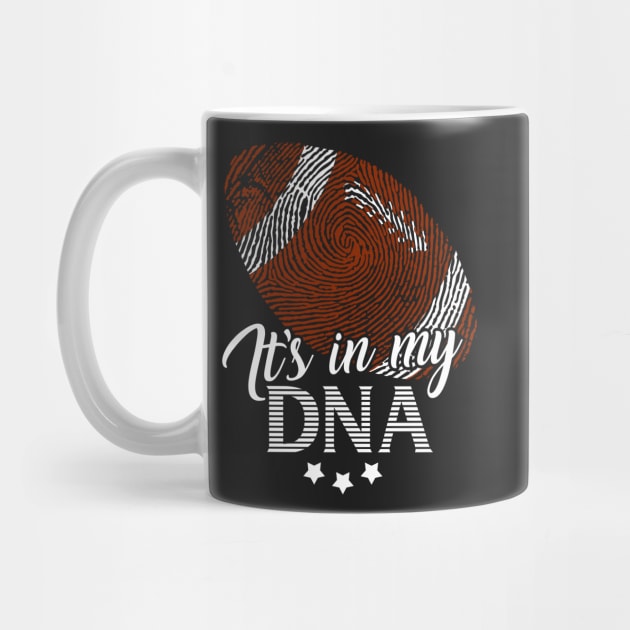 American Football It's In My DNA Funny T-shirt by Cheesybee